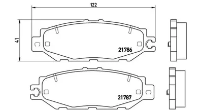 MAGNETI MARELLI 363700483036 Brembo Balata Ls F1 Arka 0446650030