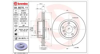 MAGNETI MARELLI 360406119801 Brembo Disk X3 F25 34106787490 34106879122 986479771 V544 NBD1827 D6145410 150349420 9B57011 1421661 BG9108