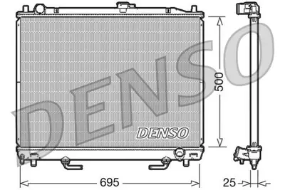 DENSO DRM45007 Engine Cooling DRM45007 MR993037 PL031759R 28170 58448 140061N ADC49826 MB890951 33211005 33211050