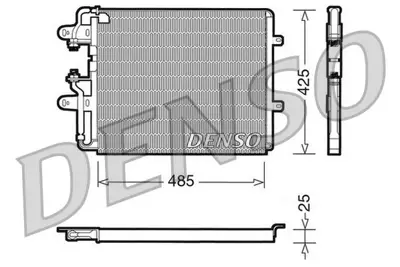 DENSO DCN09030 Condenser 82475739 82440586 53649 35053 FIATA040 82409696 LANCA050 BC108 RA7110290 816680