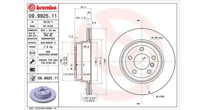 MAGNETI MARELLI 360406068900 Brembo Disk X5 E70 Arka 34216771970 1421465 150345020 D6128710 3155230004PD ADC1758V 34216793247 BD1970 NBD1527 986479442