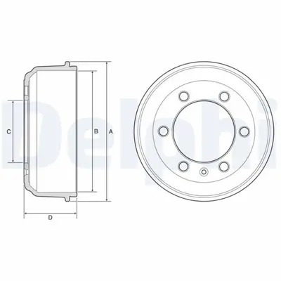 DELPHI BF583 Fren Kampanasi 3000082005 801437 51198141X 3000288002 HK6405 GCK713AF QKT1583AF KK774 899088 VCK892