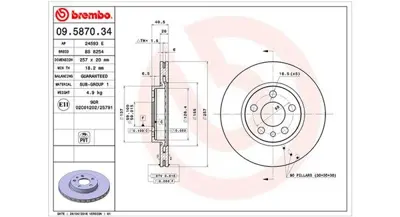 MAGNETI MARELLI 360406022100 Brembo Disk Evasion Mpv On 986TB2295 1316323080 351 4249C7 8DD355127341 36911 571843S L2055V 60202 425126