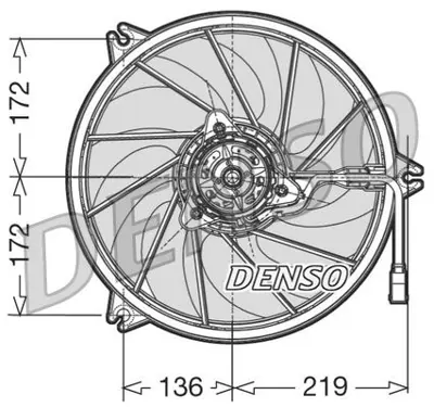 DENSO DER21006 Engine Cooling DER21006 125391 55072601 EPE041 5081260 4225001 125487 8260003 LE580 168036N