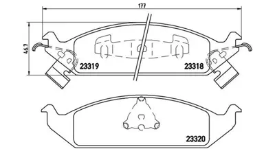 MAGNETI MARELLI 363700411011 Brembo Balata Cirrus On P11011 4874548 2203550 PA093AF IBD1093 5000093 GDB4016 2331801 4882070 D10002