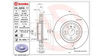 MAGNETI MARELLI 360406122001 Brembo Disk Classe M W166 BG9148C BV8907 1664210012 1664211300 A1664211300 A1664210012 400368320 MDC2780C DSK3196 DDF2203C