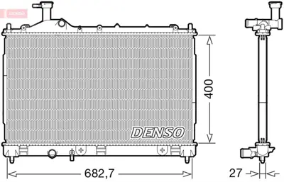 DENSO DRM45042 Engine Cooling 1350A603 DRM45042 32012704 59247 606181 M0180700 MT2268 107893 9001076 PL033330