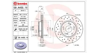 MAGNETI MARELLI 360406072302 Brembo Disk Civic Viii Hb On 45251S7AE10 J3304048 45251SMGG11 24012301101 H1005V BS7097 360406072300 1421107 BG3980 DDF1539
