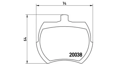 MAGNETI MARELLI 363700452002 Brembo Balata Austin1000mkiion 0006557206113