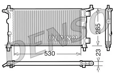 DENSO DRM20041 Motor Su Radyatoru Klimasiz Corsa B X12xe 1300173 D7X021TT 101336 CR735000P 150790N 232606 8MK376722441 90531547 CR735000S 350213776000