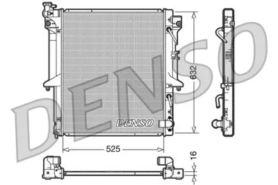DENSO DRM45018 Engine Cooling 1350A183K 32002204 53909 1163032 119094 MT2204 1350A349 DRM45018 62896 M0180490