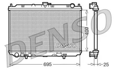 DENSO DRM46016 Engine Cooling 21410BU100 53438 9931201 KDN220 CR1876000S 70084N 60132220 8MK376790291 5502188S 103502