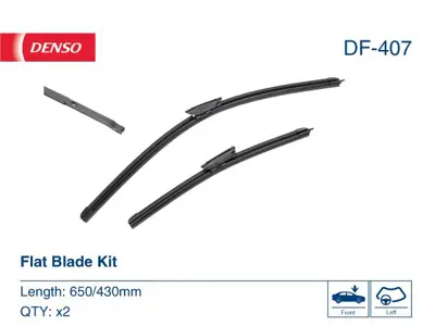 DENSO DF407 Wiper Blades 1611870180 3397014199 A199S 94117HSA 577972 VF972 119498 1465888 DUR043L 95599922