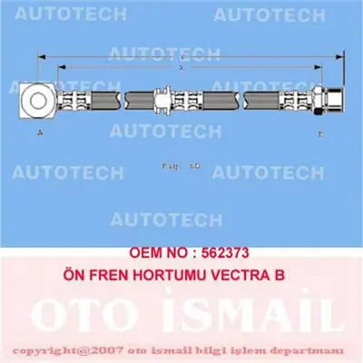 İthal TO02 Fren Hortumu On 96> Vectra.B BH50976 8AH355465531 24523103913 390E845E1 562373 4112814 90495787 440019032169 6145620027 G190050