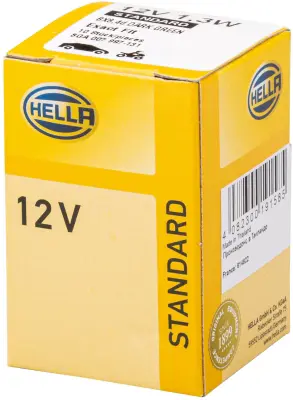 HELLA 8GA007997-131 Ampul, 12 V, 1,3 W 8GA007997131 2716 17047 2431MFX6 720165527 N000000000977 12628CP 2716011 12626CP 7997131