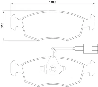 FIAT OPAR 77366538 Fren Balata On,            Gpt 77366538 2542901 FD7512A 77366537 3188 77366270 17252 217252 SP738PR LP2288