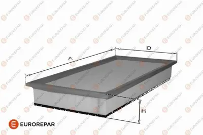 PSA 1682260980 Erp Hava Filitresi Dokker Iı Sandero Iı 1.6 K7m B2R067PR MA3186 16123210018 154705711770 ELP9343 WG1216183 180042410 18597 F228801 DAF20611