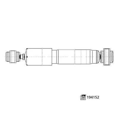Febi Bilstein 194152 Amortısor Arka 08> Partner-Berlıngo 1.6 Gazlı Teleskopık 194152 59833 2113203989 850023656 307431 1205526 G71008 1340400779 JTS628 29308