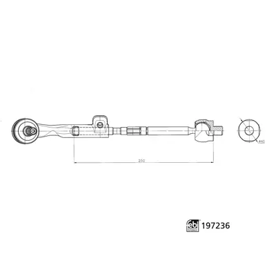 Febi Bilstein 197236 Rot Mili Sag Sol Bmw G20  X3 G01 F97 17> 