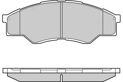 APETECH AP3525 Fren Balata On 06> Hılux 2.5d4d 4×2 11161044 MDB2915 572642B P83096 44650K160 224587 252456716 986AB1007 37684 126600
