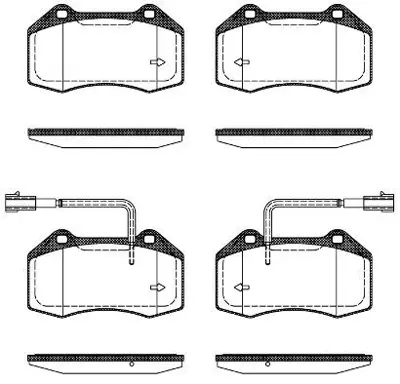APETECH AP1631 Fren Balata On 03> Megane.Iı-Clıo.3 2.0 Sport 573253B P68036 573253J 8671016704 MDB2725 2206510 7872 8226510 2111300 CBP01703