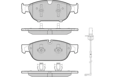 APETECH AP1793 Fren Balata On 08> A4-A5-Q5 2.0-3.0-3.2 Tdi-Tfsi 986494456 4G0698151 A0054201020 GDB1833 4G0698151D 1551479 MDB2934 54201020 8K0698151H 24408