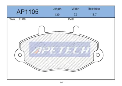 APETECH AP1105 Fren Balata On Transıt T.15 Hz 1074972 T0390 598037 140897071 540558 1501222522 36785 7232 2146901 222522