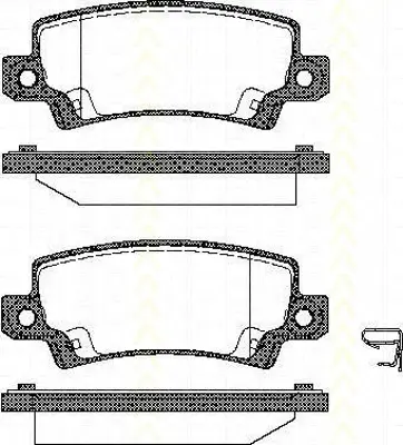 APETECH AP3314 Fren Balata Arka 02-07 Corolla Hz 572492B P974302 16577 D1216 PD3308 121070 JCP1574 T1398 8DB355010841 605819