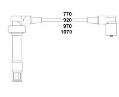 HELLUX HBK3460 Ateşleme Bujı Kablo Seti Bmw M42 E36 Z3 92>99 E4LY9350A