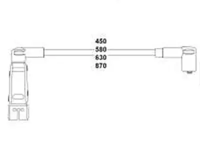 HELLUX HBK3630 Buji Kablo Takimi 145-146 1.6 I.E. 16v 