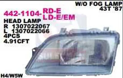 DEPO 4421104LLDE Far Sol Omega A 87-94 