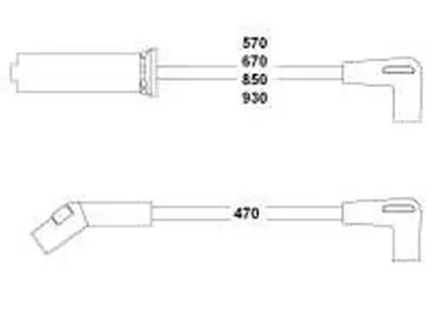HELLUX HBK3372 Buji Kablo Tk. 1.8-2.0 Nubira 