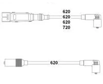 HELLUX HBK3424 Buji Kablo Takimi Golf Ii-Golf Iii-Golf Iv-Jetta Ii Passat-Polo 