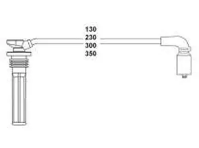 HELLUX HBK3379 Buji Kablo Takimi Spark-Aveo 1.2 