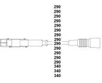 HELLUX HBK3515 Buji Kablo Takimi Clk-E-S-M Serisi-(8 Silindir) 