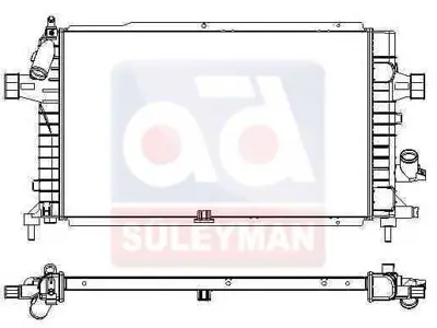 JDEUS RA0200980 Su Radyatoru Astra H Z13dth Z17dth 