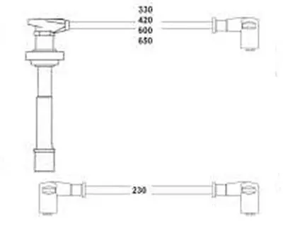 HELLUX HBK3576 Buji Kablo Takimi Primera 2.0 16v 