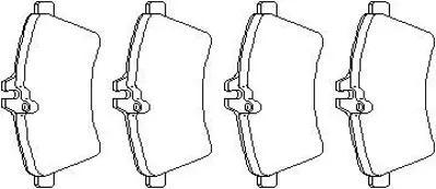 APETECH AP1653 Fren Balatasi On A Serisi W169 A200 Cdi A200 09 2004-06 2012 B Serisi W245 B200 B200cdi B2 