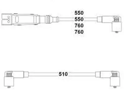 HELLUX HBK3417 Buji Kablo Takimi Transporter Iii-1-9 2-0-2-1 8v 