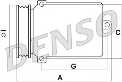DENSO DCP02010 Klima Kompresoru A4 01-03 