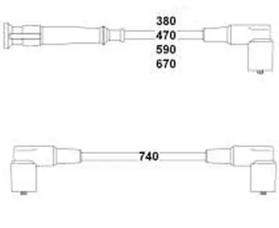 HELLUX HBK3454 Buji Kablo Takimi M30-M40-E30-M40 