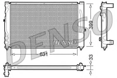 DENSO DRM02020 Su Radyatoru A4-A6-Passat 97-05 Manuel 