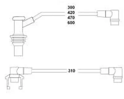 HELLUX HBK3341 Buji Kablo Takimi Clio I-R19 Ii 1.8 
