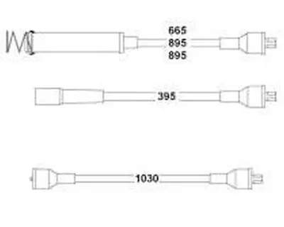 HELLUX HBK3269 Buji Kablo Takimi Omega A 1.8-2.0 