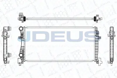 JDEUS M0300580 Ra0300580 Su Radyatoru Golf7-A3-Leon-Octavia 1.2tsi-Tfsi-1.4tsi-1.6tdi 13-> 