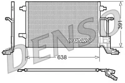 DENSO DCN02014 Klima Radyatoru A6 2.5 Tdi 97-> 