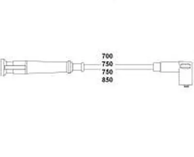 HELLUX HBK3629 Buji Kablo Takimi 145-146 1.7 I.E. 16v 