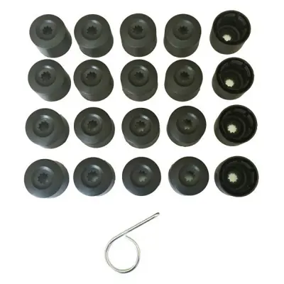 EXQ 531002 Bijon Kapagi Takim Siyah 16 Normal 4 Sifreli -Cikarma Aparati A1 A3 A4 A5 A6 A7 A8 Q3 Q5 Q7 Ibiza Le 