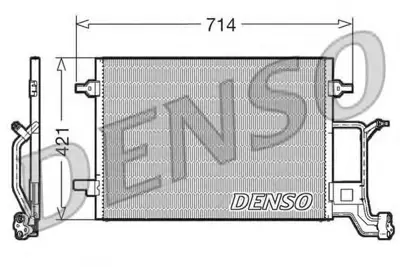 DENSO DCN32019 Klima Radyatoru A4 1.9tdi-2.5tdi Ajm-Atj-Afb-Akn 95-00 