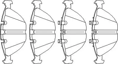 APETECH AP1583 Ac860481-Fren Balatasi On E65 E66 7serisi 760i Li 